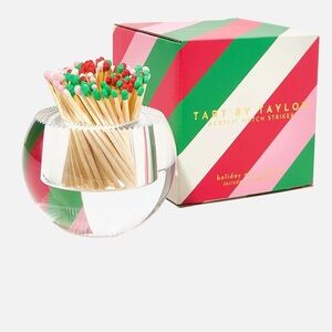 Tart by Taylor Acrylic Match Striker with Multicolor Matches
